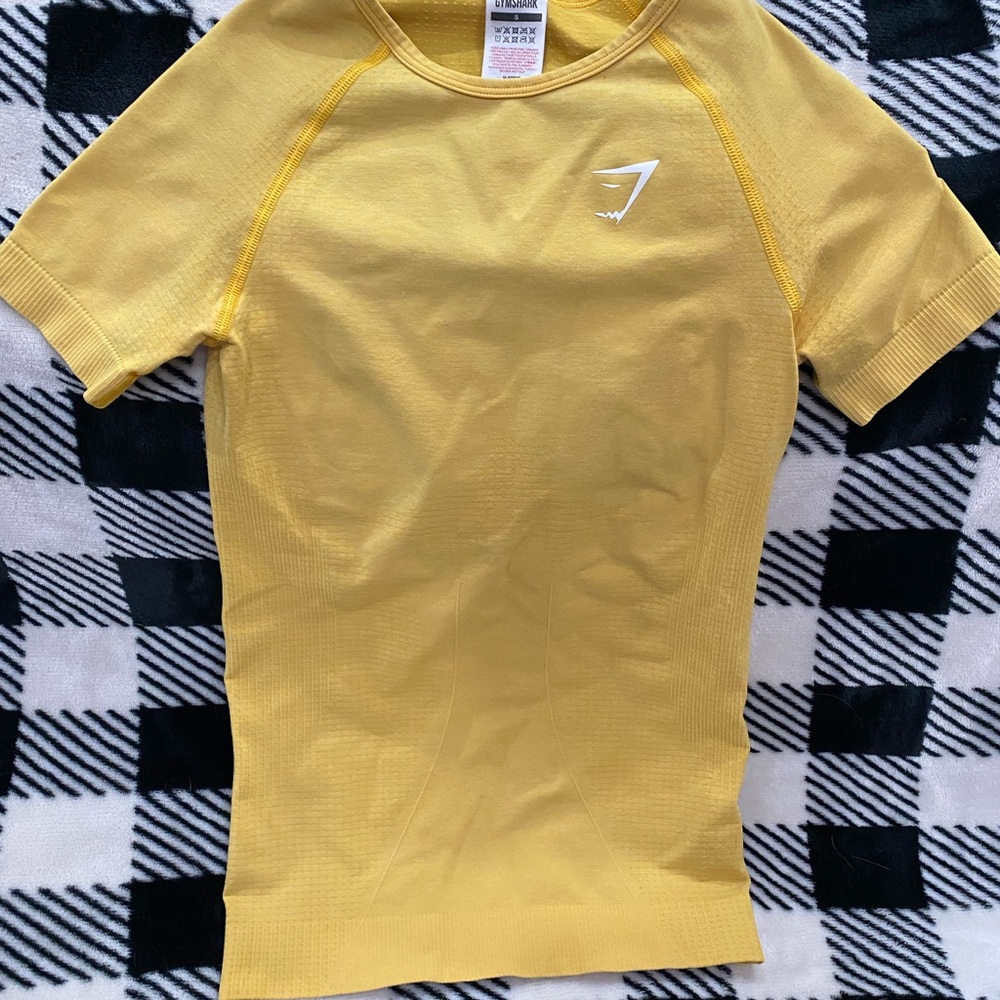 Gymshark Yellow Athletic Tee